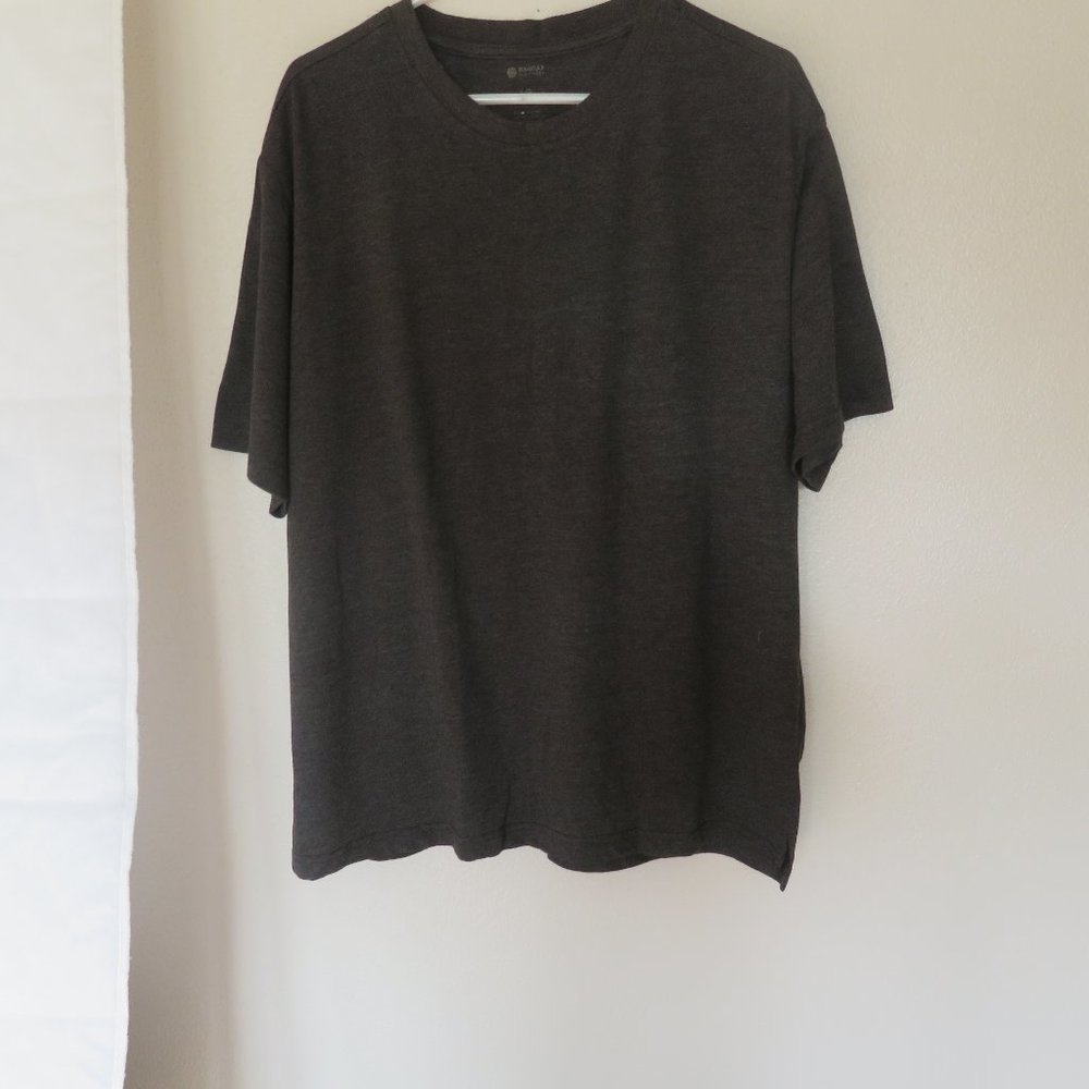 Men's Haggar Dark Gray T- Shirt‎ Size Large